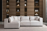 Canapé Modulable AZRA Velours blanc