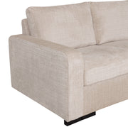 Canapé SAN MARINO - TISSU MARBELLA - BEIGE/GRIS