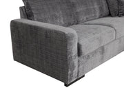 Canapé SAN MARINO - TISSU MARBELLA - BEIGE/GRIS