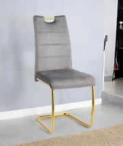 Chaise poignée velours