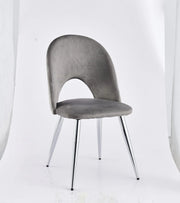 Chaise Amélia velours