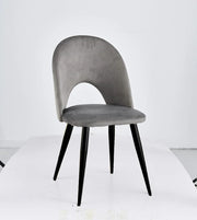 Chaise Amélia velours