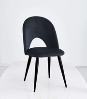 Chaise Amélia velours