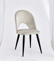Chaise Amélia velours
