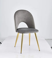 Chaise Amélia velours