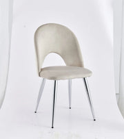 Chaise Amélia velours