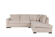 Canapé SAN MARINO - TISSU MARBELLA - BEIGE/GRIS