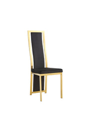 CHAISE DANA - VELOURS/SIMILICUIR