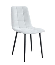 CHAISE ELISA PIED CHROME DOUDOU