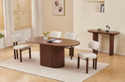 TABLE A MANGER PORTA NOYER/ TRAVERTIN
