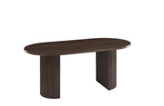 TABLE A MANGER NEW ANNA PIED EFFET NOYER PLATEAU EFFET NOYER