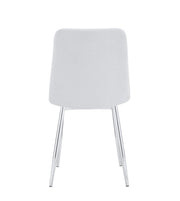 CHAISE ELISA PIED CHROME DOUDOU
