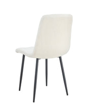 CHAISE ELISA PIED CHROME DOUDOU