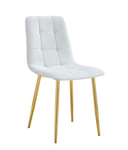 CHAISE ELISA PIED CHROME DOUDOU