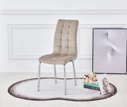 CHAISE EMMA - VELOURS/SIMILICUIR
