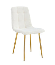 CHAISE ELISA PIED CHROME DOUDOU