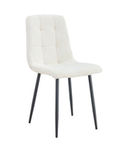 CHAISE ELISA PIED CHROME DOUDOU