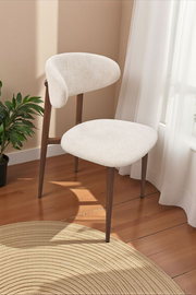 Chaise Boheme chenille beige