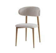 Chaise Boheme chenille beige