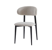 Chaise Boheme chenille beige