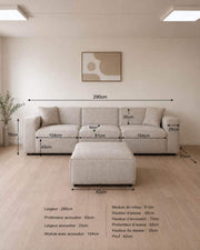 Canapé Emma Modulable - Marbella Beige