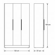 ARMOIRE RAYAN 3 PORTES