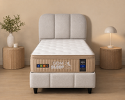 LIT COFFRE BAZA RIVOLI - TISSU CHENILLE