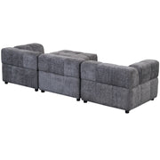 CANAPE D'ANGLE RITZ ANGLE UNIVERSEL - ANTHRACITE/BEIGE