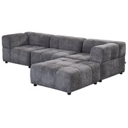 CANAPE D'ANGLE RITZ ANGLE UNIVERSEL - ANTHRACITE/BEIGE
