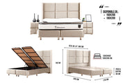 Lit Coffre RIO - Beige