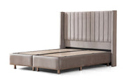 Lit Coffre TOKYO - BEIGE/GRIS