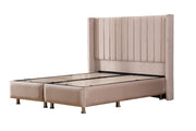 Lit Coffre TOKYO - BEIGE/GRIS