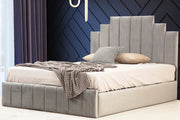Cadre De Lit NATURA - BEIGE/GRIS