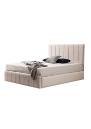 Cadre De Lit POLO - BEIGE/GRIS