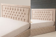 Cadre De Lit ROMA - BEIGE/GRIS