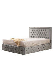 Cadre De Lit ROMA - BEIGE/GRIS