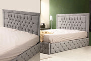 Cadre De Lit ROMA - BEIGE/GRIS