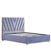 LIT VERA VELOURS - BEIGE/GRIS