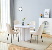 TABLE A MANGER FLOWER BLANC