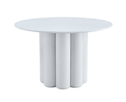 TABLE A MANGER FLOWER BLANC