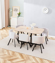 TABLE REPAS VENDOME AVEC 6 CHAISES