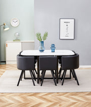 TABLE REPAS VENDOME AVEC 6 CHAISES
