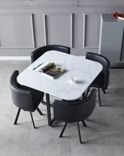 TABLE REPAS VENDOME AVEC 4 CHAISES