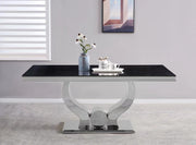 TABLE  REPAS TROFY CHROME/GOLD