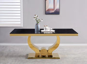 TABLE  REPAS TROFY CHROME/GOLD