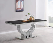 TABLE  REPAS TROFY CHROME/GOLD