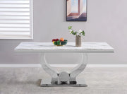 TABLE  REPAS TROFY CHROME/GOLD