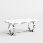 TABLE REPAS OMEGA CHROME