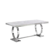 TABLE REPAS OMEGA CHROME