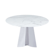 TABLE CAPUCINE GOLD MARBRE BLANC 130X75CM